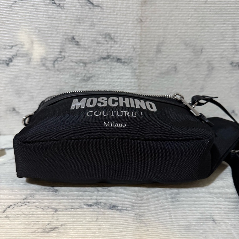 Moschino Couture Black Belt Bag / Bumbag Unisex - Picture 8 of 17